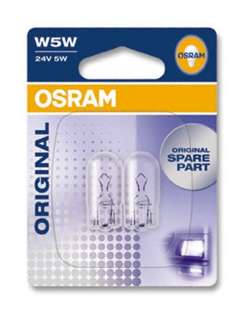OSRAM 2845-02B W2,1x9,5d 24V 5W W5W