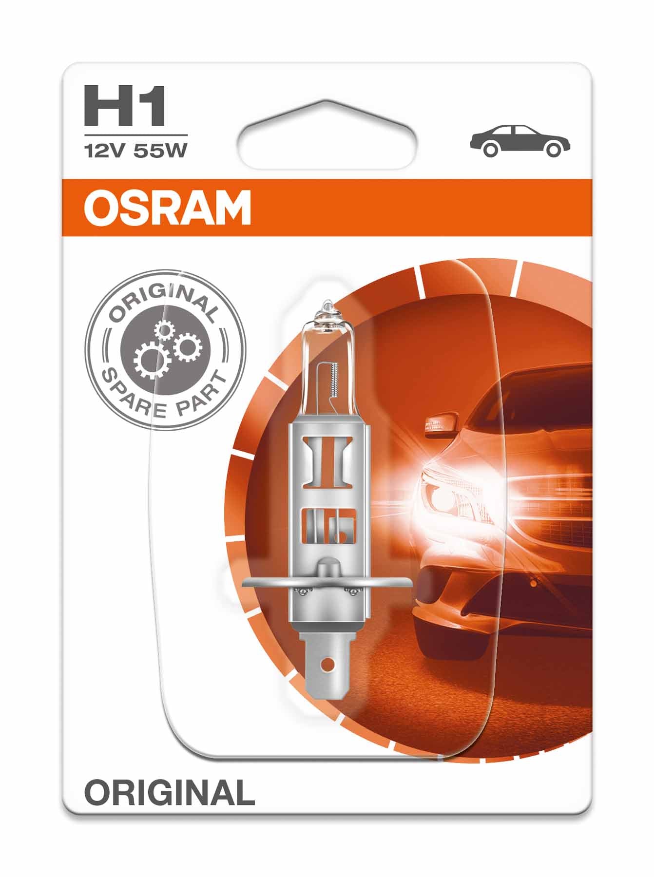 Halogenscheinwerfer H1 12V 55W OSRAM 01