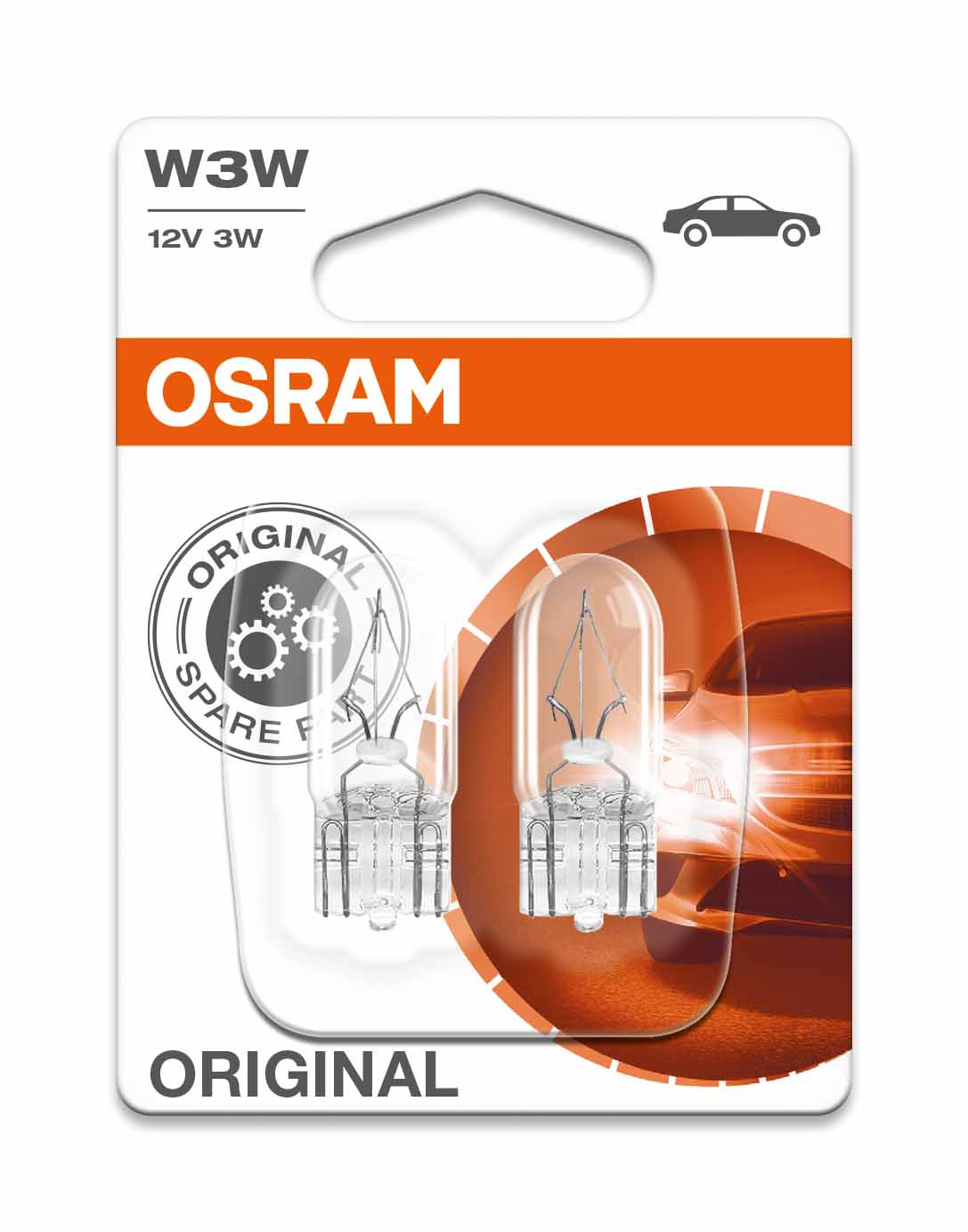 OSRAM 2821-02B W2,1x9,5d 12V 3W W3W