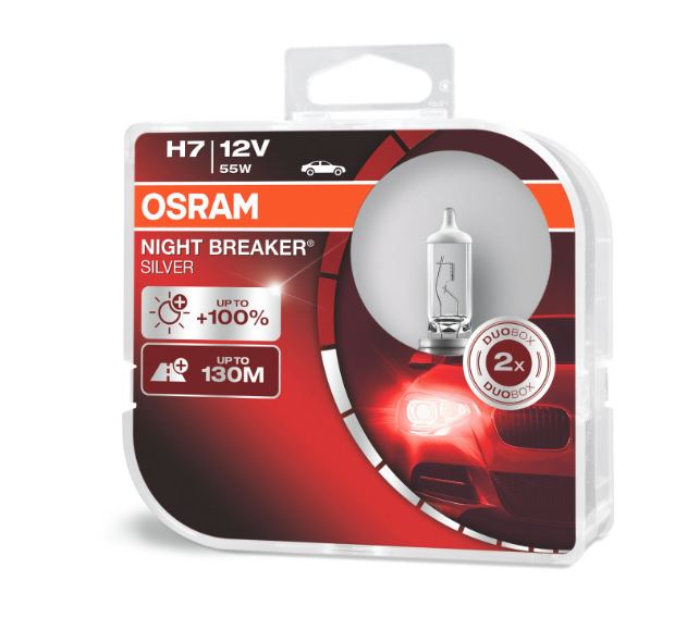 NIGHT BREAKER® SILVER H7 Duo Box