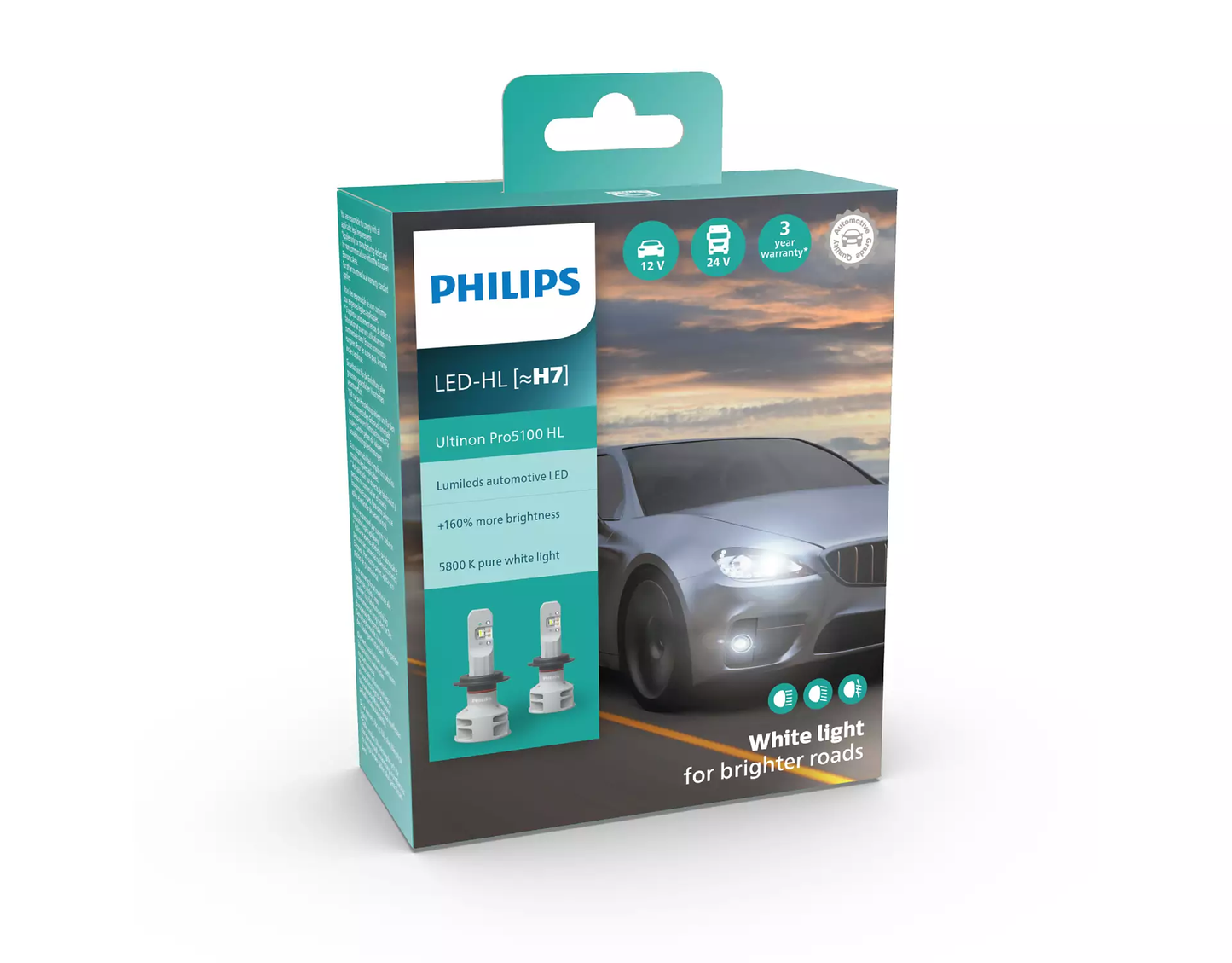 Philips Ultinon Pro5100 HL LED H7 11972 U5100 12/24V X2