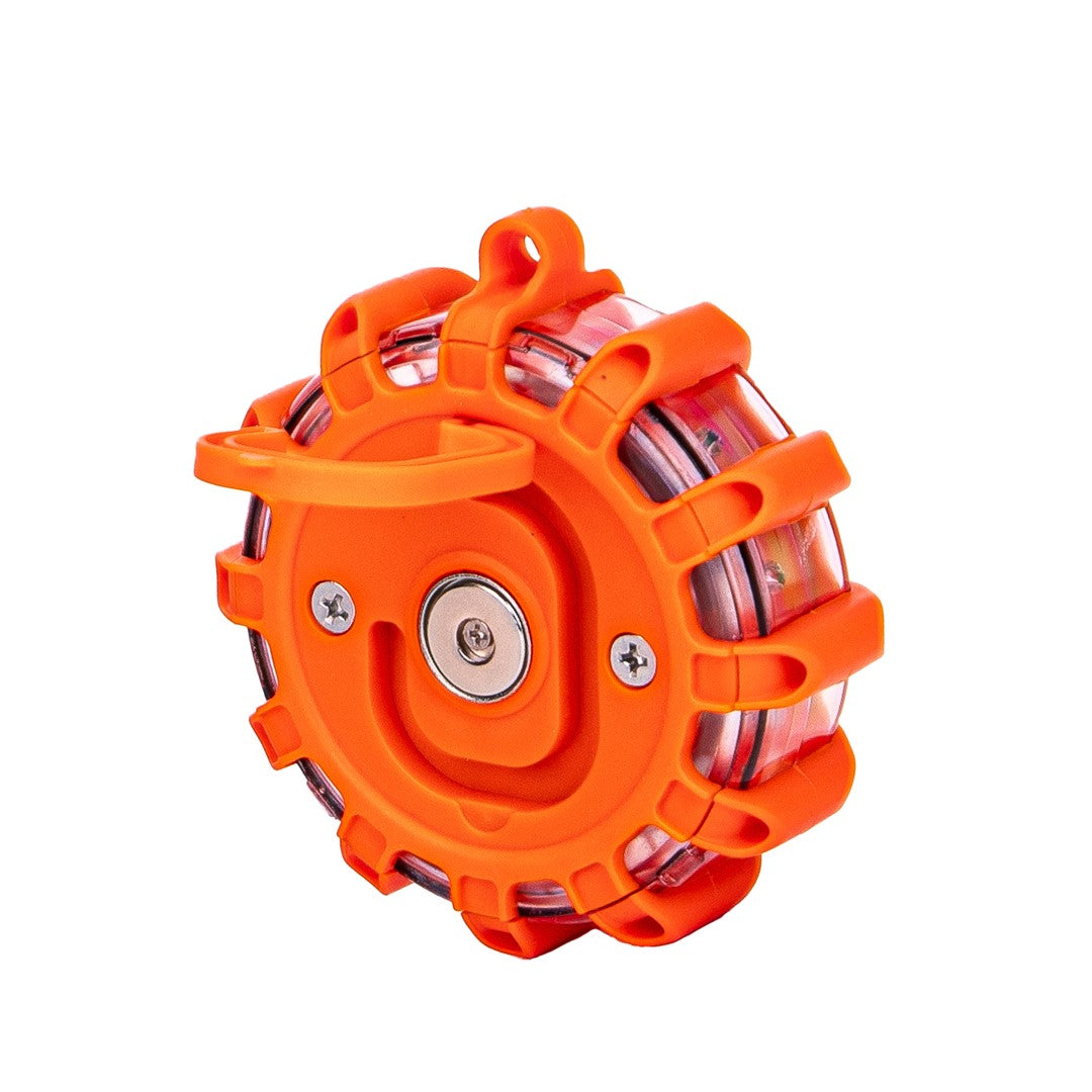 Warnlampe 12+3 LED 3xAAA Amber