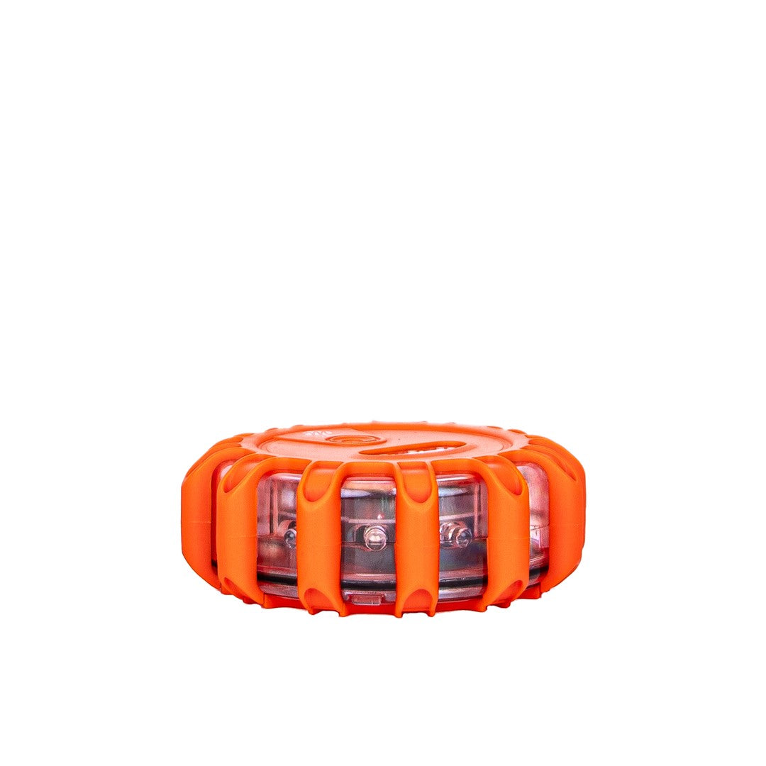 Warnlampe 12+3 LED 3xAAA Amber