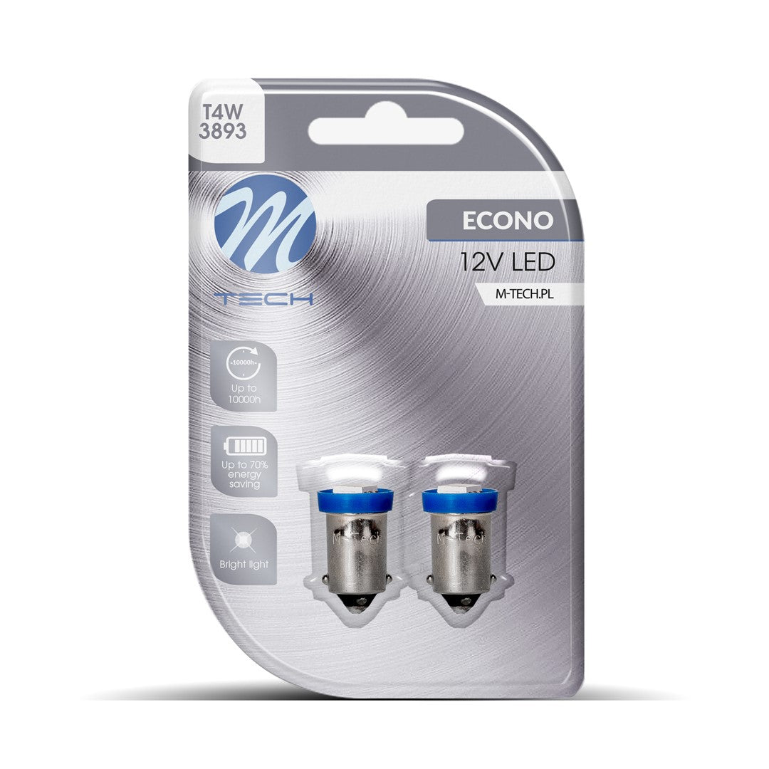Blister 2x Diode LED L008 - BA9s 1xSMD5050 Blau 12V