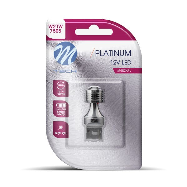 Blister 1x Diode LED L818 - T20 W21W 4xHP LED Weiß 12-24V