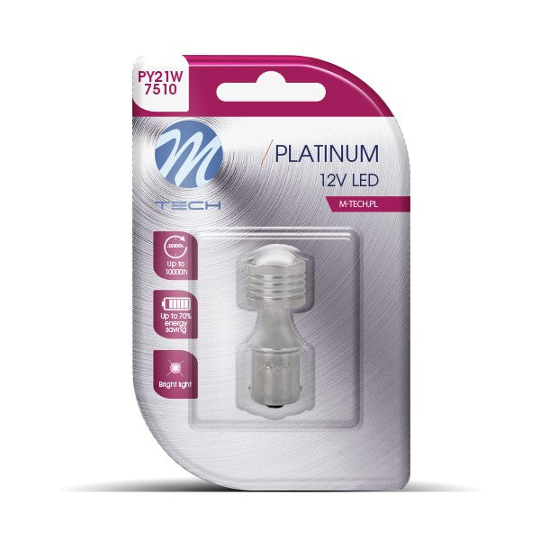 Blister 1x Diode LED L836 - BAU15s 4xHP Amber 12-24V