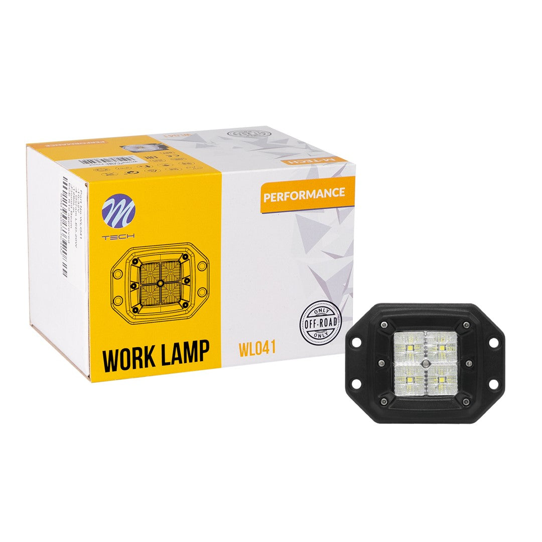 Arbeitsscheinwerfer - Performance Series - Square 4x5W LED 20W 10-32V Flood