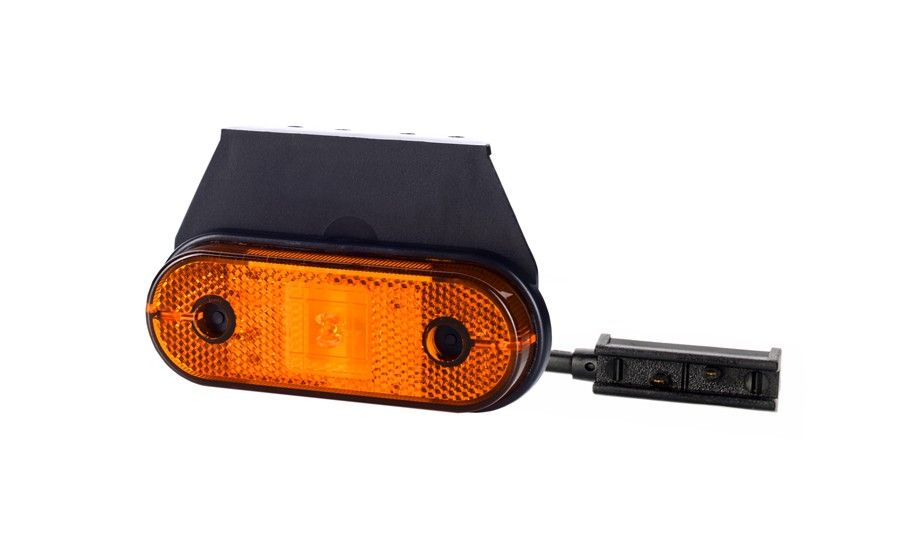 HORPOL LED Umrissleuchte - HOR61 LD650 orange mit Reflektor hängend12/24V ECE