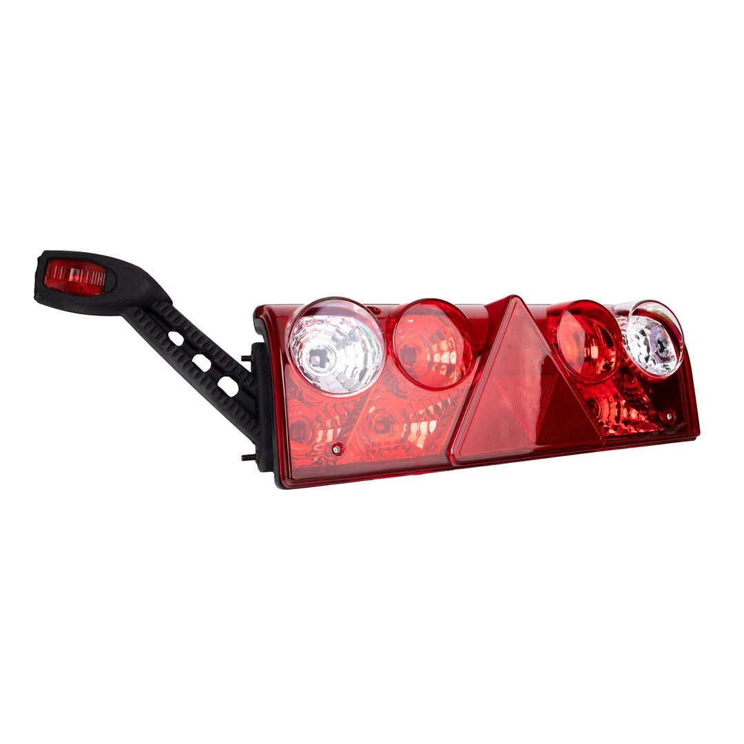 Heckleuchte ECE-geprüft 7-pin ASS2.1 klassisch Halogen+LED 24V