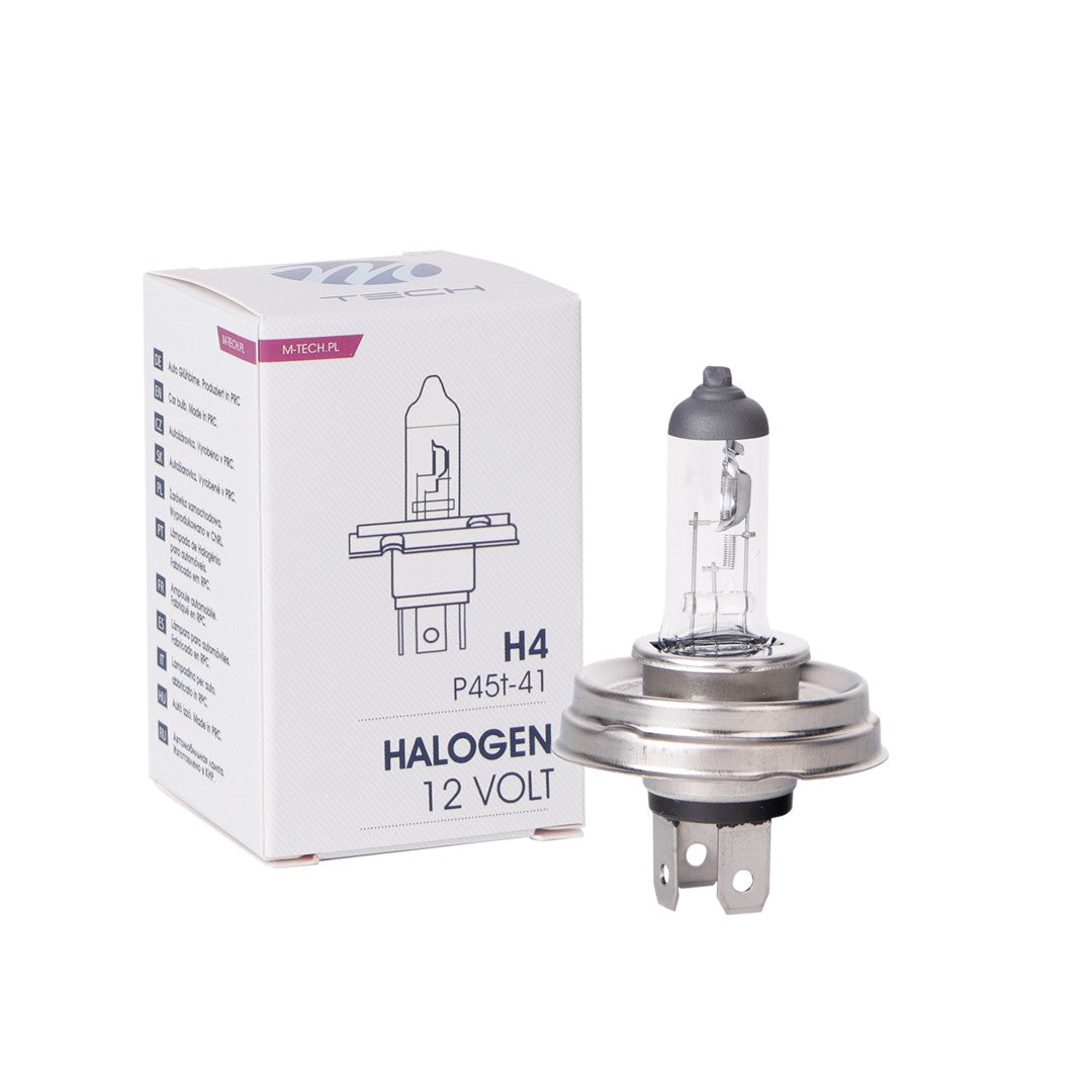Halogenlampe M-TECH H4 12V 100/90W P45