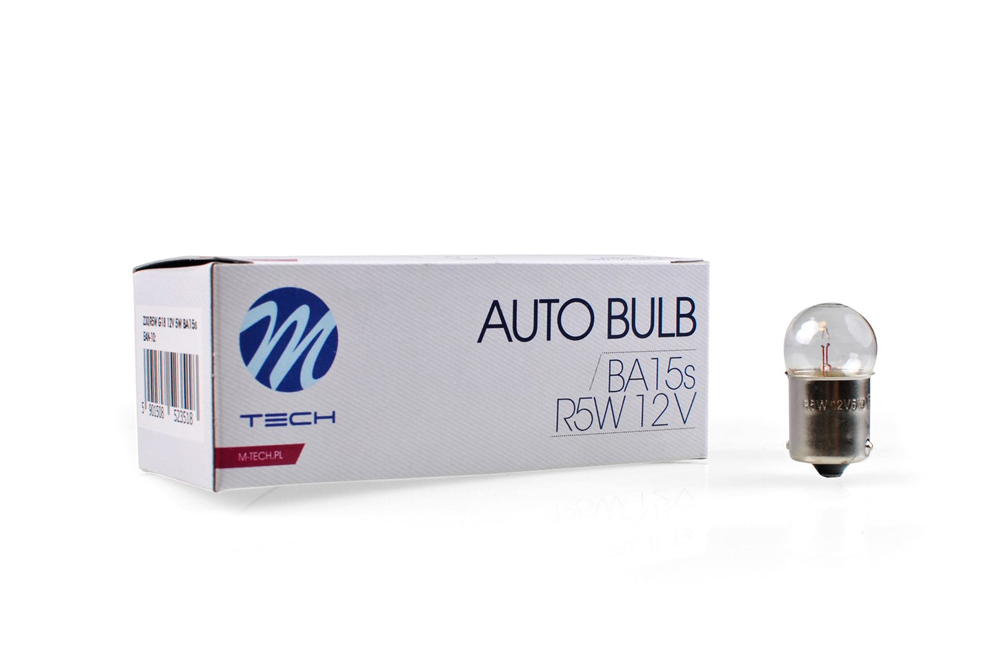 Glühlampe M-TECH R5W G18 BA15s 5W CLEAR 12V