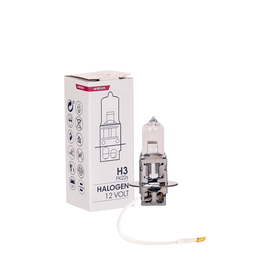 Halogenlampe M-TECH H3 PK22s 55W 12V