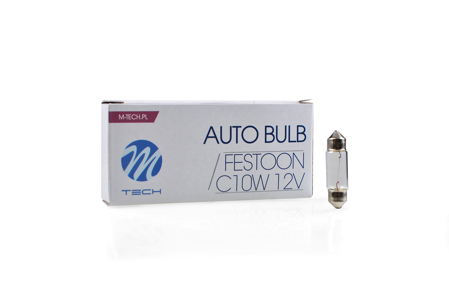 Glühlampe M-TECH C10W 36mm 10W T11x36 SV8.5 12V