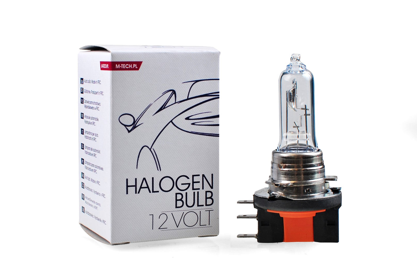 Halogenlampe M-TECH H15 PGJ23t-1 15/55W 12V