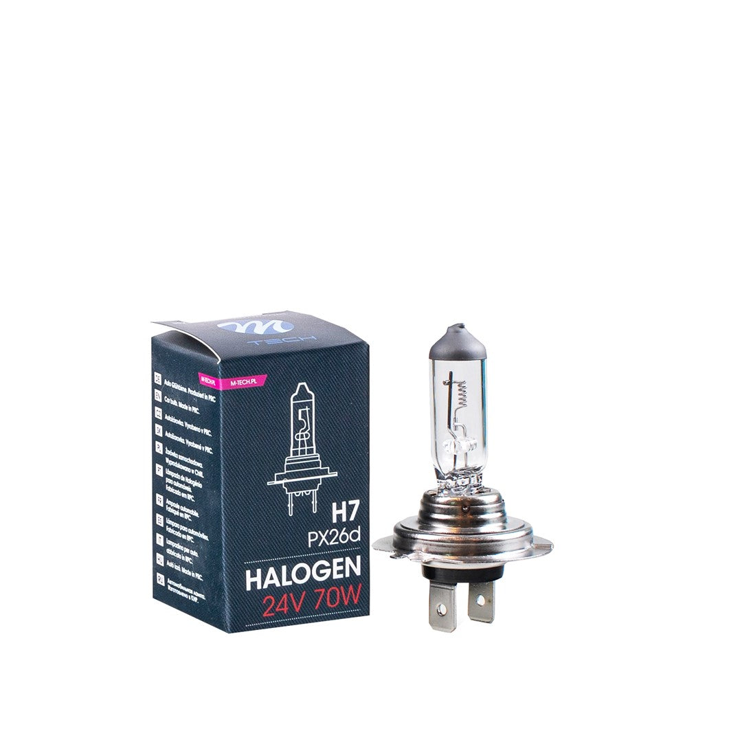 Halogenlampe M-TECH H7 70W PX26d 24V
