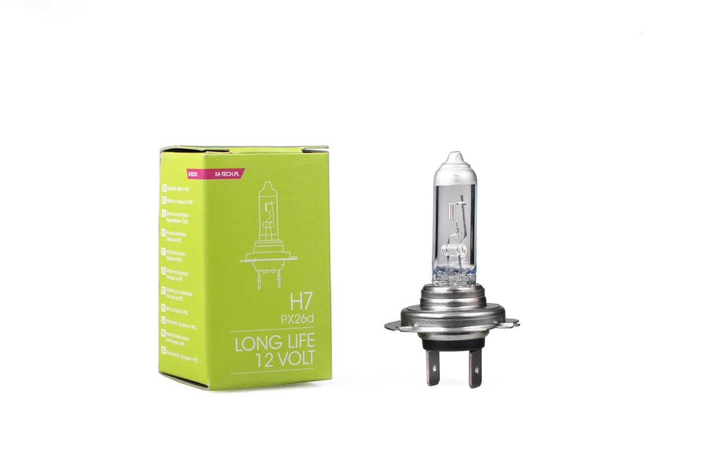 Halogenlampe M-TECH Long Life H7 PX26d 55W 12V