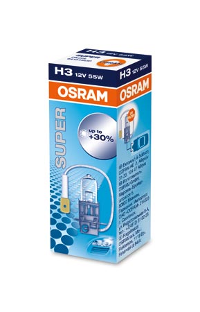 Halogen OSRAM SUPER 64150SUP PK22s 55W 12V H3