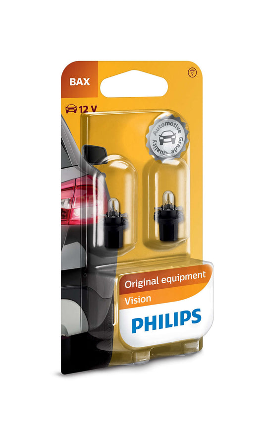 Philips Bax 8,5d/2 black 12V1.2W BAX8,5d/2 black B2