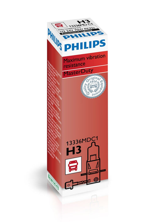 Philips H3 MasterDuty 24V70W PK22s C1