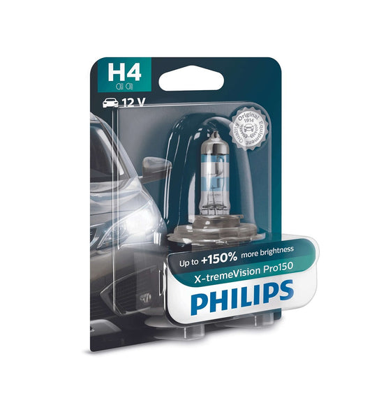 Philips X-tremeVision Pro150 H4 12342 XVP 12V 60/55W P43t-38 B1