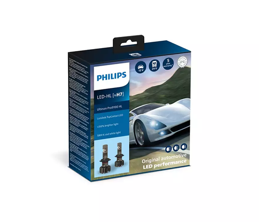 Philips Ultinon Pro9100 HL LED H7 11972 U9100 HL 12/24V X2