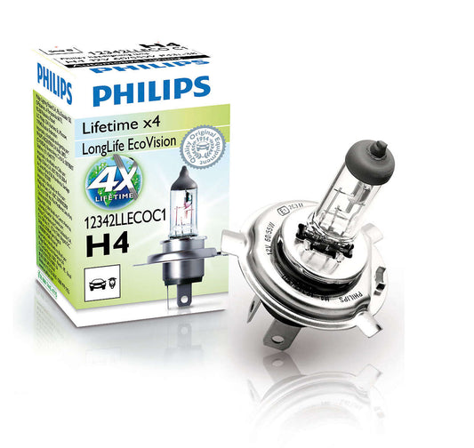 Philips H4 LongLife EcoVision 12V60/55W P43t-38 C1