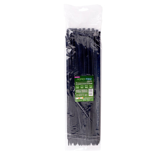 Nylon-Kabelbinder ROAD-TEQ Größe: 4,8x370mm, 100 Stk. schwarz