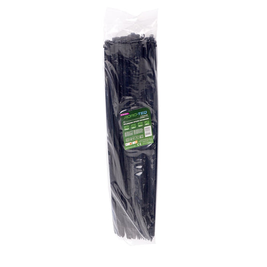 Nylon-Kabelbinder ROAD-TEQ Größe: 4,8x450mm, 100 Stk. schwarz