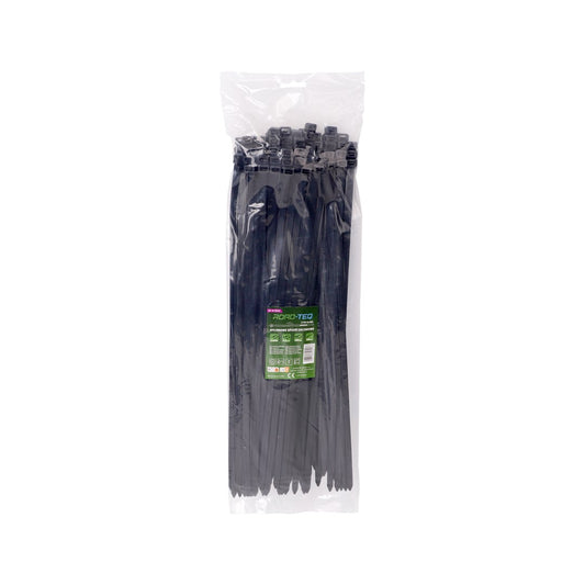 Nylon-Kabelbinder ROAD-TEQ Größe: 7,6x400mm, 100 Stk. schwarz
