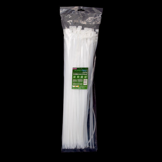 Nylon-Kabelbinder ROAD-TEQ Größe: 7,6x500mm, 100 Stk. weiß