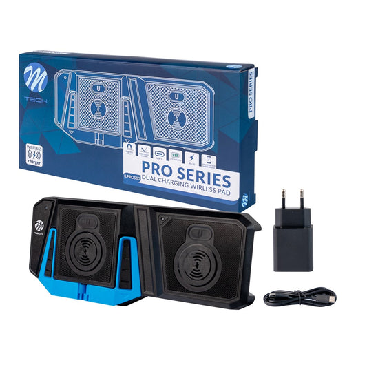 M-TECH PRO 500 Wireless Charger Pad + PD 20W Schnellladegerät