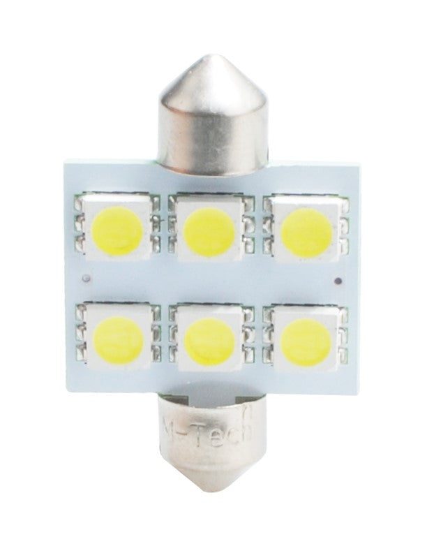 LED - Diode L052 - C5W 36mm 6xSMD5050 Weiß