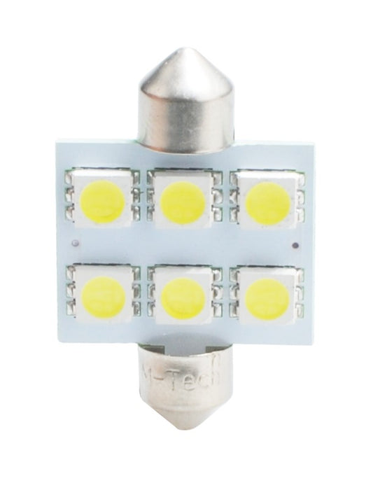 LED - Diode L052 - C5W 36mm 6xSMD5050 Weiß