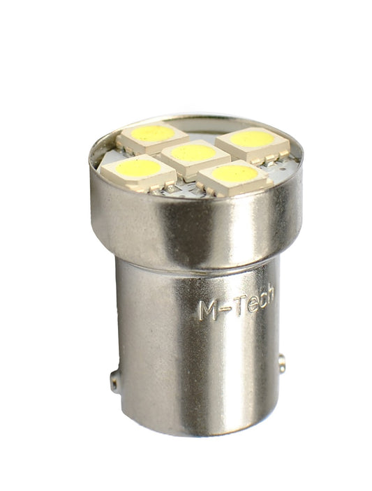 LED - Diode L075 - BA15s G18 5xSMD5050 Weiß