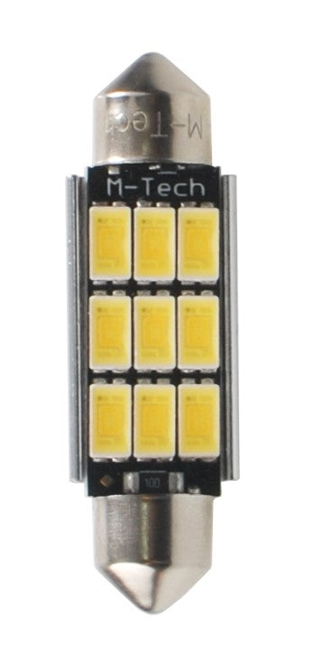 LED - Diode L816 - C5W 41mm 9xSMD5630 12V Warm Weiß