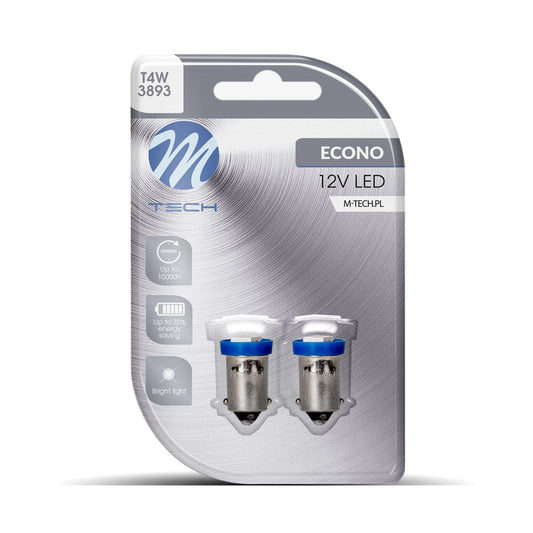 Blister 2x Diode LED L008 - BA9s 1xSMD5050 Blau 12V