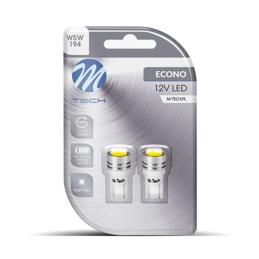 Blister 2x Diode LED L014 - W5W HP Weiß 12V