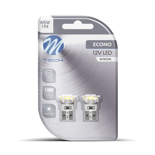 Blister 2x Diode LED L079 - W5W 6xSMD3528 Weiß 12V
