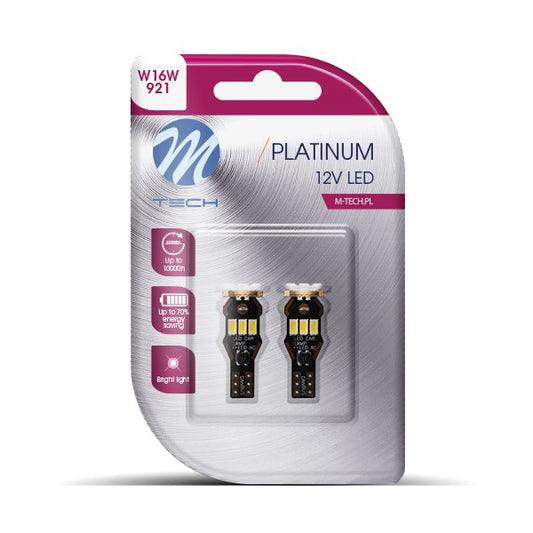 Blister 2x Diode LED L817 - T15 W16W 9xSMD5630 CANBUS Weiß 12V