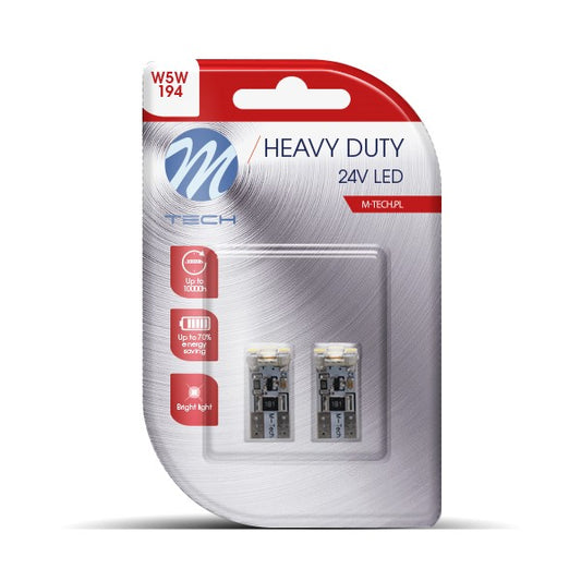 Blister 2x Diode LED L9329 - W5W 4xSMD2835 CANBUS weiß 24V