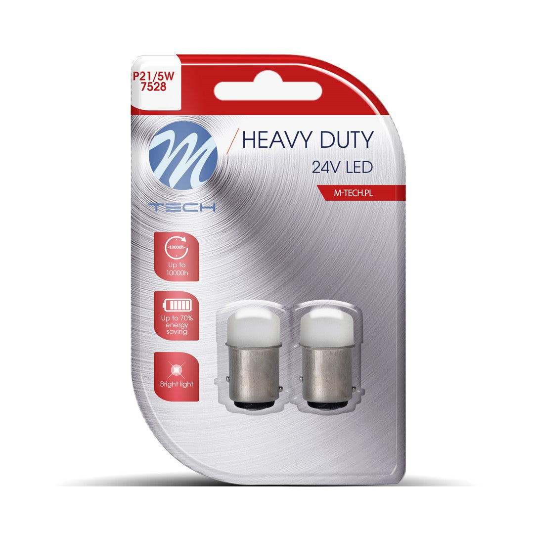 Blister 2x Diode LED BAY15d 24LED Weiß 12V