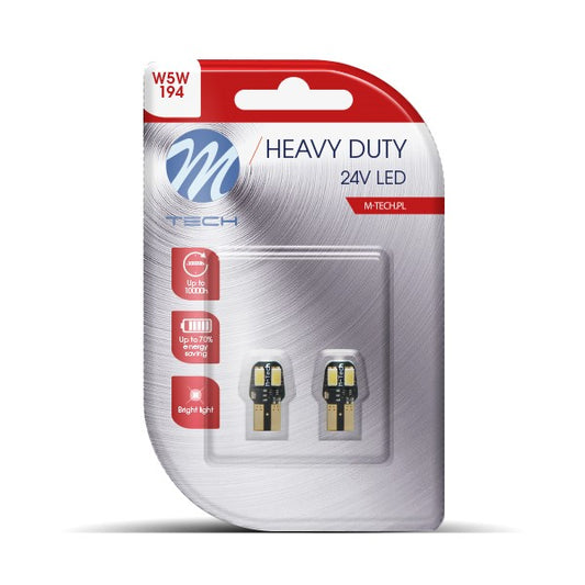 Blister 2x Diode LED L9806 - W5W Canbus 4xSMD5630 Weiß 24V