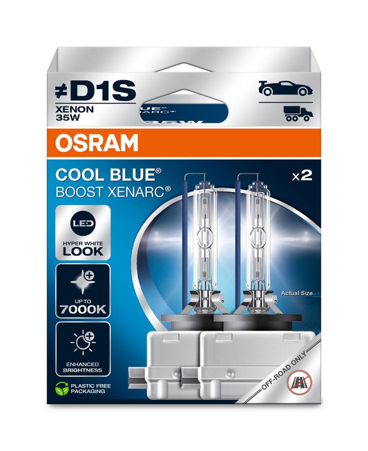 OSRAM COOL BLUE BOOST 66140CBB-2HB ~D1S Pk32d-2 0V 35W