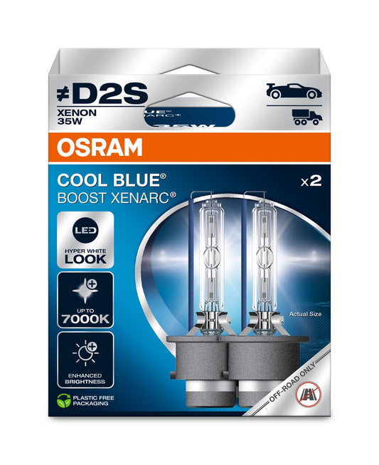 OSRAM COOL BLUE BOOST 66240CBB-2HB ~D2S  P32d-2 0V 35W