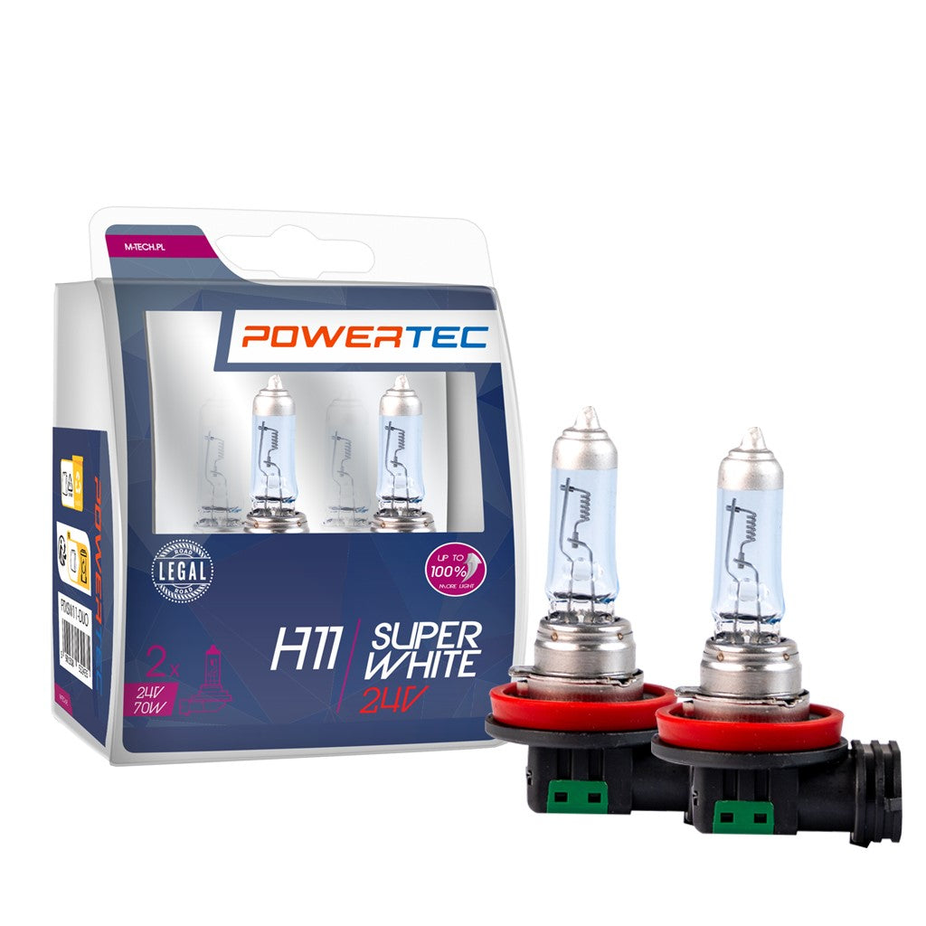 Powertec SuperWhite H11 24V DUO