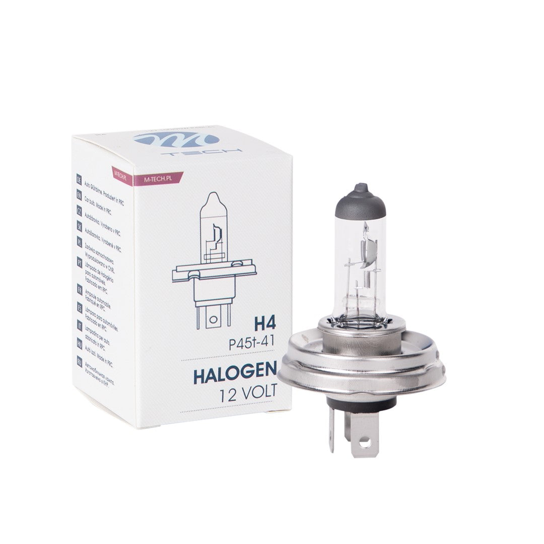 Halogenlampe M-TECH H4 12V 100/90W P45
