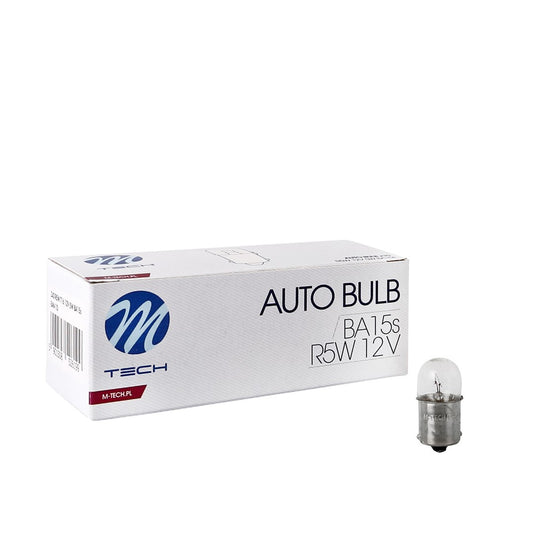 Glühlampe M-TECH R5W T16 BA15s 5W CLEAR 12V