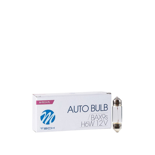 Halogenlampe M-TECH H6W BAX9s 6W CLEAR 12V