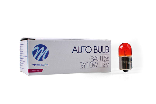 Glühlampe M-TECH RY10W BAU15s 10W AMBER 12V