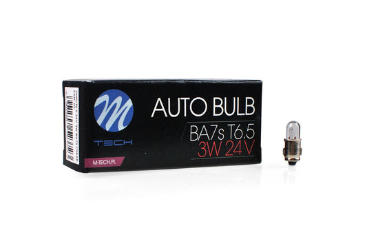 Glühlampe M-TECH T6.5 BA7s 3W 24V